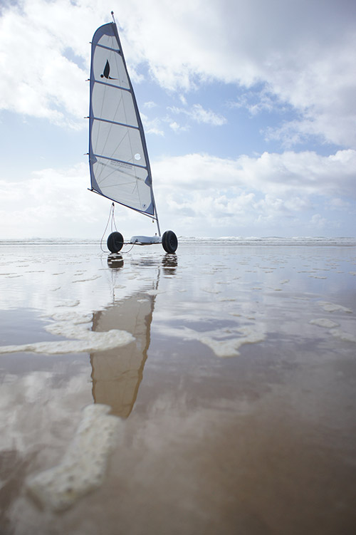 Faire du char à voile