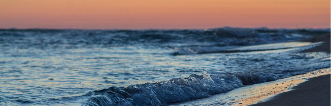 vague crépuscule landes