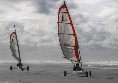 Char à voile Landes